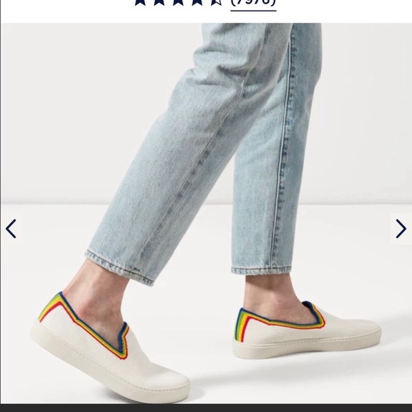 *Limited Edition* Rothy's The Sneaker
WHITE RAINBOW SIZE: 9.5 - Picture 8 of 8